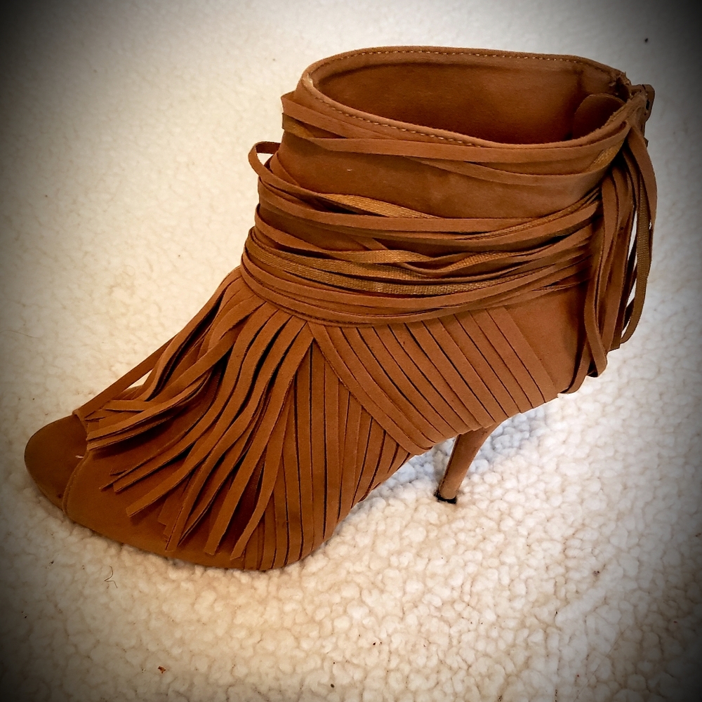 Fringe Booties - image 1